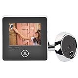 Sonew Digital Door Viewer, 3 inches TFT LCD Screen HD Smart Peephole Visual Doorbell with 1MP IR Night Vision Camera, Easy to Use, for Home Security (2)