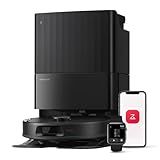 roborock Qrevo Series Robot Vacuum and Mop, 8000Pa Suction, Upgraded from Qrevo S, Anti-Tangle Brushes, Smart Obstacle Avoidance, Auto Mop Washing, All-in-One Dock, 200RPM Spinning Mops, Black(QV 35A)