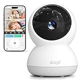 Indoor Camera, 3K HD Indoor Security Camera, 360° Pan/Tilt Pet Camera, 2-Way Audio, Siren, Night Vision, Baby/Pet Monitor with Phone App 2.4G and 5G WiFi, Compatible Alexa and Google Assistant