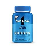 One A Day Multivitamin for Men - Daily Mens Multivitamins with Vitamin D, Zinc, Folic Acid, and B Vitamins, Physical Energy Support, 200 Count