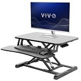 VIVO Black 26 in Standing Desk Converter, DESK-V026KB