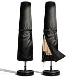 Zdovivot Patio Umbrella Cover for Outdoor Umbrellas 9 to12ft Waterproof