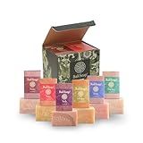 Bali Soap Natural Soap Gift Set - 6 Pack (3.5 oz Each) Handmade Spa Bars, Moisturizing Aromatherapy for Face & Body (Coconut, Papaya, Vanilla, Lemongrass, Jasmine, Ylang Ylang)