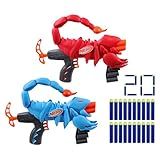 Wild Venompack, Includes 2 Easy Play Nerf Blasters, Scorpion Designs, 20 Nerf Elite Darts, Snake Toys, Ages 6+ (Amazon Exclusive)