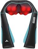 MagicMakers Shiatsu Neck Massager with Heat for Pain Relief Deep Tissue