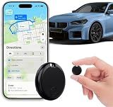 Mini GPS Tracker for Vehicles - 2 Year Battery Life, Real-Time Hidden Car Tracking Device, No Subscription/No Monthly Fee, No SIM Card Required, for Children, Pets, Dogs, Trucks (Android & iOS)