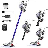 BLACKBARK Corded Stick Vacuum Cleaner, 25Kpa Powerful Stick Vacuum, 2 in 1 Vacuum Cleaners,1.2 L Dust Cup, Corded Handheld Vacuum Pet for Hair, Carpet, Hardfloor, Blue
