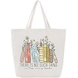 LEADO Cute Canvas Tote Bag, Book Lovers Gifts - Christmas, Gifts for Women