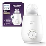 Philips Avent Premium Fast Bottle Warmer, with Smart Temperature Control, Water Bath Technology, Automatic Shut-Off, Model SCF358
