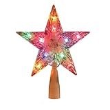 Kurt Adler Multi-Colored Crystal Star Treetop