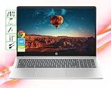 HP Chromebook | 15" HD Laptop | 8GB RAM | 64GB eMMC& 64GB Card& 128GB Portable SSD | Intel 4-Core CPU | Webcam| USB-C| Wi-Fi| Bluetooth| Ultra Light| Long Battery Life| Gemini-AI Chrome OS| LE Bundle
