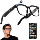 AI Smart Glasses with Camera, 4K Video, Real-Time Translation, AI Assistant