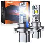 SEALIGHT H13/9008 Bulb, 90,000LM 1500% Super Brighter,6500K Cool White H13/9008 LED Bulbs or Fog,3 Min Plug and Play Lights Combo, Pack of 2