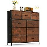 9-Drawer Dresser for Bedroom, Anti-Tip Tall Storage Organizer