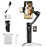 hohem iSteady V3 Ultra Gimbal Stabilizer for iPhone, Phone Gimbal with AI Auto Tracking, Detachable Touchscreen Remote, Built-in Extension Rod, Tripod, Fill Light, for Vlog, Travel, Pet, Fitness