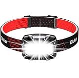 Blukar LED Headlamp Rechargeable,2000L High Lumen Super Bright Dimmable Headlight Flashlight with Motion Sensor- 8 Modes,Spotlight&Floodlight,IPX5 Waterproof for Camping,Hiking,Running,Fishing