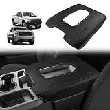 Muslogy Armrest Cover for Silverado/Sierra 2019-2026, Regular Thick, Bench