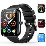 Smart Watch for Men Women, 1.83" HD Touchscreen Fitness Watch with Bluetooth Call&Message Notifications, 110+Sport Modes, 24/7 Heart Rate/Sleep Monitor, IP68 Waterproof Fitness Tracker for Android iOS