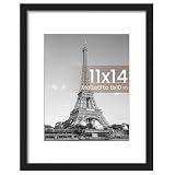 upsimples 11x14 Picture Frame, Wall Decor Photo Frames, Black 1 Pack