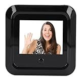 Luqeeg Digital Door Viewer, 2.4 Inch Electronic Door Viewer Bell, 0.3MP & 120° Wide Angle, Dual Power (Battery/USB), Zinc Alloy Security Camera for Front Door, Home Entry Door