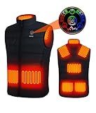DOACE® Upgraded Heated Vest for Men, Smart Electric Heating Vest, Men’s Lightweight heated Jacket (Battery Not Included) (2X-Large)