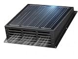 JAUNACE 25W Solar Exhaust Fan - 2500RPM 430CFM High-Speed Solar Powered Fan