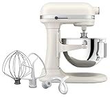 KitchenAid 5.5-Qt Bowl-Lift Stand Mixer, KSM55SXXX, Porcelain White