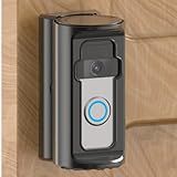 Anti-Theft Video Doorbell Mount,Adjustable 360° Degree Doorbell Angle No-Drill Mount Compatible with Ring Battery Doorbell /Plus/Pro Video Doorbell Upgrade Corner Kit for Houses,Apartments