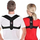 Schiara Posture Corrector for both Men and Women, Comfortable Upper and Back Brace, Adjustable Back Straightener Support for Back, Shoulder and Neck
