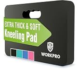 WORKPRO Extra Thick Kneeling Pad, 17.5 x 11 x 1.5 in, Black