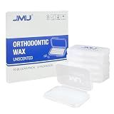 JMU Orthodontic Braces Wax, 6 Pack, Dental Wax for Braces, Unscented