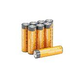 Amazon Basics 8-Pack AA Alkaline High-Performance Batteries, 1.5 Volt, 10-Year Shelf Life, Long-lasting Power