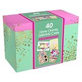 PRO4ALL Hand Crafted All Occasion Greeting Card Collection, 40-count NEW MODEL