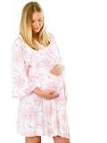 RuffleButts Women's SoftSnooze - Bamboo Maternity Robe
