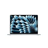 Apple 2026 MacBook Air 13-inch Laptop with M5 chip: Built for AI, 13.6-inch Liquid Retina Display, 16GB Unified Memory, 512GB SSD, 12MP Center Stage Camera, Touch ID, Wi-Fi 7; Sky Blue