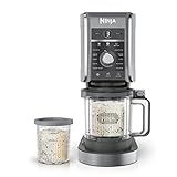 Ninja CREAMi Deluxe Ice Cream Maker | 11-in-1 Create Frozen Desserts, Sorbet, Milkshakes, Yogurt & More | Includes 2 Dishwasher Safe XL 24 Oz. Tubs with storage lids | Silver | NC501