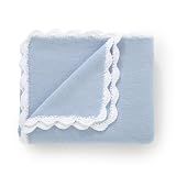 mimixiong Cotton Baby Blanket Newborn Breathable Knit Handmade Blanket