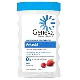 Genexa Antacid Made Clean, 72 Chewable Tablets, Berry Flavor