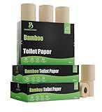 Bamboo Story Eco Toilet Paper, 12 Rolls, 3-Ply, 300 Sheets, 100% Unbleached Bamboo, Chemical-Free, PFAS-Free, Vegan, Plastic-Free, Plant-Based Tissue, FSC Certified, Gentle, Strong & Sustainable (12)