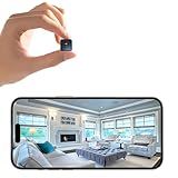 Mini Wireless Camera Home Security cámaras Indoor/Outdoor Cam 1080P HD Small Smart WiFi House Cameras Micro House Nanny Cams Battery-Powered with Clear Night Vision and Motion Detection Baby Monitor