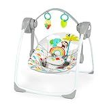 Bright Starts Portable Electric Baby Swing, Newborn to 9 Months