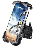 Lamicall Bike Phone Holder, Motorcycle Mount - Motorcycle Phone Holder, Handlebar Cell Phone Clamp, Scooter Phone Clip for iPhone 16 Pro Max/Plus, 15 Pro Max, S10, S20, More 4.7" to 6.8" Smartphones