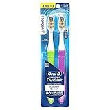 Oral-B Pro-Health Pulsar Battery Toothbrush, Soft, Blue , 2 Count (Pack of 1)