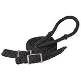 Weaver Leather Braided Nylon Barrel Rein, Black, 1/2 X 8