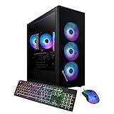 iBUYPOWER Scale Gaming PC Desktop AMD Ryzen 5 8400F CPU, NVIDIA GeForce RTX 5050 8GB GPU, 16GB DDR5 RGB 5200MHz RAM, 1TB NVMe SSD, Windows 11 Home, Computer with Gamer Keyboard and Mouse - SCA5N5501