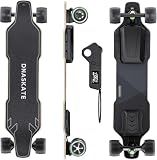 Dnaskate V4 Electric Skateboard with Remote, 28 Mph Top Speed,22 Miles Range,1200W Hub-Motor, Longboard Skateboard for Adults ＆Teens