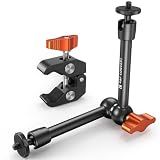K&F CONCEPT 9.8" Magic Arm Clamp Kit with 1/4" & 3/8" Thread Screw