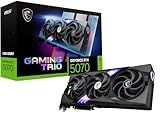 MSI RTX 5070 12G Gaming Trio OC Graphics Card (12GB GDDR7, 192-bit, Extreme Performance: 2625 MHz, DisplayPort x3 2.1a, HDMI 2.1b, NVIDIA Blackwell Architecture)