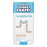 Megababe Thigh Rescue Anti-Chafe Stick | Prevents skin chafe & irritation | Thighs, arms, bra-lines & more | Summer and Hot Weather Essentials | 2.12oz (Pack of 2)