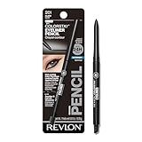 Revlon ColorStay Pencil Waterproof Eyeliner, Smudge-Proof, Eye Makeup with Built-In Sharpener, Stocking Stuffer for Women, 201 Black, 0.01 oz